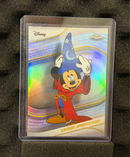 2025 Topps Chrome Disney 100 Sorcerer’s Apprentice Mickey Refractor #190 picture
