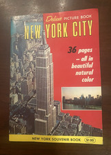 Vintage 1965 Deluxe Picture Book New York City 36 Full Color Pages  Dexter Pub. picture