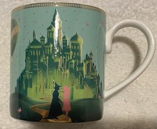 RARE Wicked Movie Elphaba Glinda Oz Gold Trimmed Fine China Cup Marks & Spencer picture