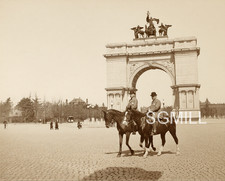 Antique 1898-1900 Brooklyn Grand Army Plaza Soldiers Sailors Arch Photo Reprint picture