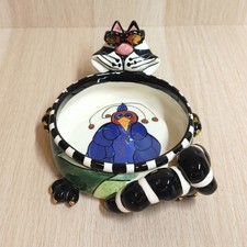 SWAK Lynda Corneille Clancy Cat Bowl Dish 7