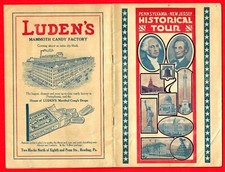 1919 PENNSYLVANIA - NEW JERSEY HISTORICAL AUTOMOBILE TOUR ~ SCARCE AUTO TRAVEL picture