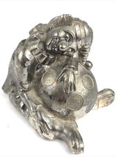 Vintage Gorham Silverplate Clown Metal Bank picture