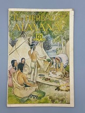 1936 Herbalist Almanac Botanical Native American Art Herb Remedy Antque Medicine picture