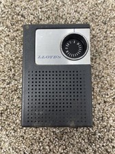 Vintage LLOYD'S Transistor Radio Working picture
