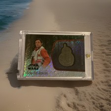 Poe Dameron - 2016 Topps Star Wars: the Force Awakens Chrome #M-10 Silver /25 picture