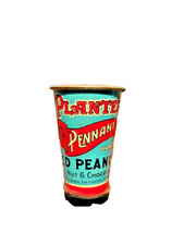 Antique Planters Pennant Brand Tin Litho Advertising Cup, c. 1920 | Rare Vintage picture