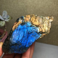 109mm Natural Labradorite Crystal gemstone rough original Specimen 300g A2647 picture