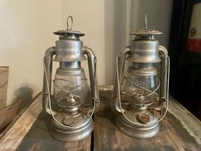 Pair of Vintage Dietz 76 Original Kerosene Lanterns Made In USA picture