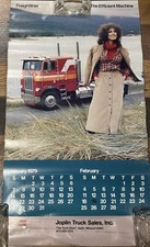Vintage 1979 Freightliner  Semi Calendar. Complete Joplin Truck Sales picture