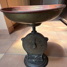 Salter Family Scale No. 50 Antique Victorian Manual Kitchen Scale w/ Bowl picture
