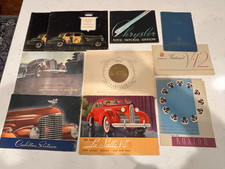 1930s Vintage Premium Car Sales Brochures picture