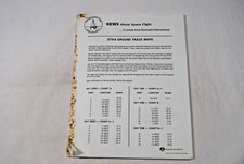 STS-8 ROCKWELL INTERNATIONAL SPACE SHUTTLE GROUND TRACK MAPS UNCOMMON picture