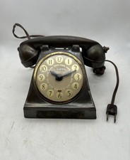 Vintage Timelite Telephone Phone Clock Table Lighter Alba Art Tobacciana picture
