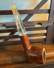 Vintage GBD Conquest International London Made 1015 Briar Pipe Perspex Stem picture