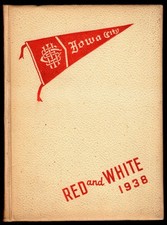 1938 Iowa City CITY HIGH School Yearbook ~ Photos History Clubs Sports Teenagers picture