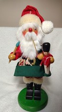 VTG '96 Holzkunst Christian Ulbricht Santa Toy Maker Incense Smoker 12