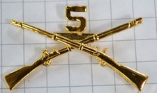 US ARMY 5th Infantry Officer Regimental BOS (Pair)  - Brand New picture