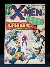 1964 X-Men 8 1st Unus the Untouchable Marvel picture