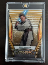 Topps 2025 Masterwork Zett Jukassa GOLD 1/1 Padawan Order 66 George Lucas picture