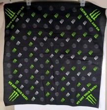 Monster Energy Drink Logo Black Design Pattern Bandana 21