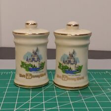 Vintage Walt Disney World Salt and Pepper Shakers - Castle Japan Excellent 👌 picture