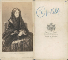 Mayer and Pierson, Empress Eugenie de Montijo Vintage CDV Albumen Card of VI picture