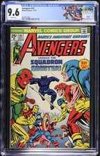 AVENGERS #141 CGC 9.6 WHITE 1975 1ST GEORGE PEREZ CUSTOM LABEL #4649635006 picture