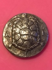 Ancient Greek silver coin turtle replica coin for reference Greece Ancient Greek picture