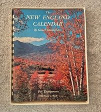 Vintage 1966 The New England Calendar for Engagements in Original Box New picture