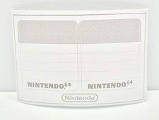 Fan Art- Nintendo 64 Controller Pak NUS-004 Memory Card Replacement Label picture