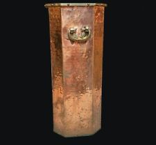 Vintage Hammered Copper Umbrella Stand Can From The 1960s 18