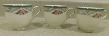 Vintage Lenox Country Romance Fine China Tea Cups 3 Piece Set picture