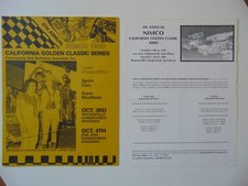 Vintage 1980 California Golden Classic Series Program-San Jose Speedway picture