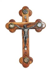 Large Bethlehem Olive Wood Wall Crucifix Cross 11