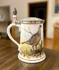 1981 Franklin Porcelain Game Bird Stein Basil Ede Haviland Limoges Pheasant Lid picture