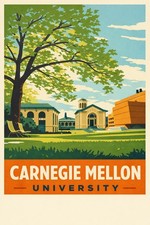 🏛️ Carnegie Mellon University Poster - 24x36” Premium Matte Paper 200gsm picture