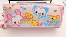 Kamio Japan Twin Zipper Pen Case Happy March Heisei Fancy Pen Case picture