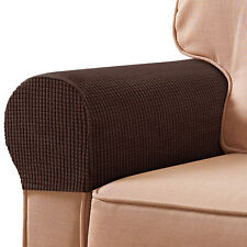 2pcs Sofa Arm Protector Washable High Elastic Nice-looking Armchair Slipcover picture