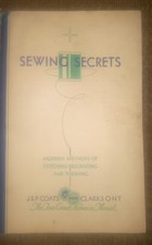 1931 Sewing Secrets J&P Coats Clarks Booklet picture