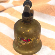 Dunlap Vintage Brass Blowtorch Soldering Torch w/ Wick and Handle picture