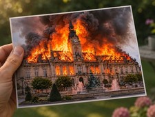 17 October 2026 - Fire of the City Hall of Limoges - France - Politics - War picture