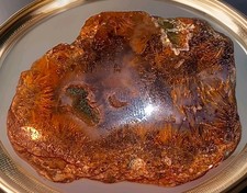 Rare 1980s Old-Stock Trent Sagenite Agate (68g) picture