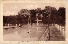 Old postcard Mamers la Piscine le Bassin (1429531) picture