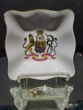 Square Dish Bowl Queen Elizabeth II Coronation 1953 Foley Bone China England picture