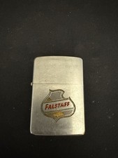 Vintage 1957 Zippo Falstaff Beer advertising Lighter Shield Pat 2517191 picture