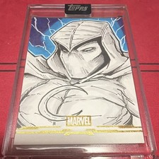 Topps 2026 Marvel Mint Moon Knight Original Sketch Gilbert Perez auto #4 picture