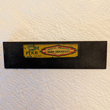 Pike Norton Abrasives Hard Arkansas Sharpening Stone, Black, Original picture