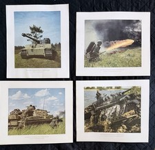 1943 Original WWII German HUGE 15x13 in Color Prints Grossdeutschland Photo Lot  picture