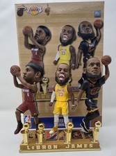 LeBron James 4X NBA Champion Triple Bobblehead FOCO Lakers Heat Cavs Limited picture
